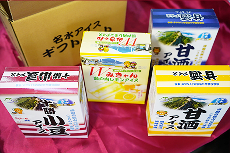 名水アイス甘酒プレミアム・十勝小豆など5本入りマルチパックアソート4箱セット
